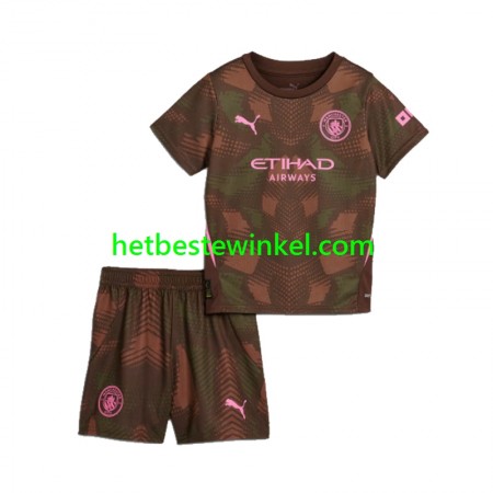 Manchester City Voetbalshirts Doelman Kind Thuis 2024-25